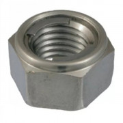 Ecrous hexagonaux indessérables bague métal INOX A2