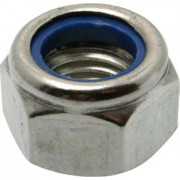 Ecrous hexagonaux indessérables bague nylon INOX A2 DIN 985
