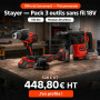 Pack "Offre de Lancement" Stayer 18V Brushless L20 Meuleuse + Perforateur + Perceuse
