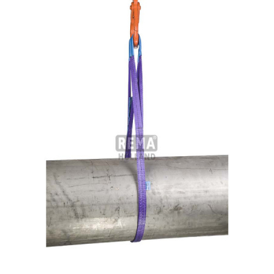 Elingues plate polyester  type S1-PE boucles renforcées max 10T