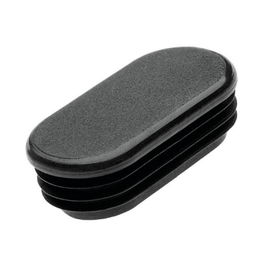 Embout plastique à ailettes rectangulaire coin oval intérieur cannelé