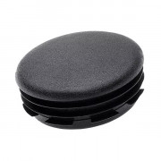 Embout plastique gris à ailettes rond intérieur cannelé