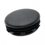 Embout plastique gris à ailettes rond intérieur cannelé