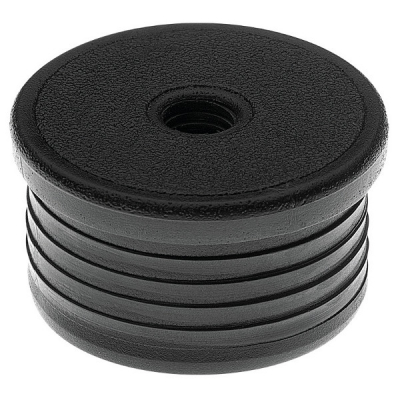 Embout rond percé pour tige fileté M8