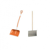 Pelle à neige manche aluminium ergonomique ou bois