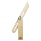Fausse équerre bois à coulisse - lame hêtre 320 mm