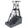 Plateforme individuelle pliante et réglable PIRC 