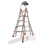 Echelle / Escabeau convertible Xtreme Racket + béquilles ajustables intégrées + porte outils