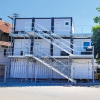 Escaliers Conteneurs Bases Vie
