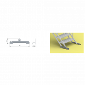 Assemblage de la section inférieure de l’escalier sur sol stabilisé