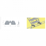 Kit d'adaptation des escaliers TAS pour échafaudages modulaires