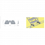 Kit d'adaptation des escaliers TAS pour échafaudages modulaires