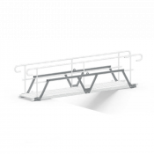 Passerelle modulaire à base d'escaliers TAS de chez TLC