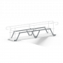 Passerelle modulaire à base d'escaliers TAS de chez TLC