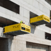 Recette à matériaux temporaire de chargement en acier, 4 tonnes EN 12811-3, TUP TLC