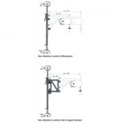 Étai D’Intérieur Réglable 2,45 à 3,30 m – Support Élévateur – Installation Facile et Sécurisée