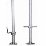 Vérin de pied attache cadre - Hauteur 85 cm Galva