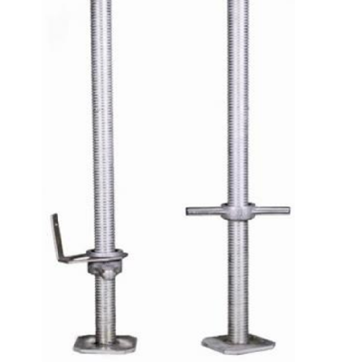 Vérin de pied attache cadre - Hauteur 85 cm Galva