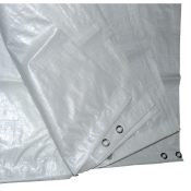Bâche blanche et imperméable