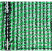 Filet d'ombrage à maille rectangulaire vert/noir occultation 55 %