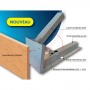 Système de réglage horizontal, vertical CROC® pour dalle au sol