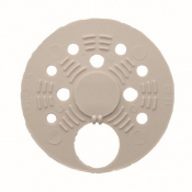 Rondelle plate plastique