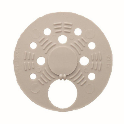Rondelle plate plastique