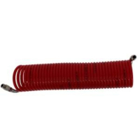 Tuyau spiralé 5M Ø6x8MM avec embouts pivotants mâles 1/4'' Tuyau spiralé 5M Ø6x8MM avec embouts pivotants mâles 1/4''
