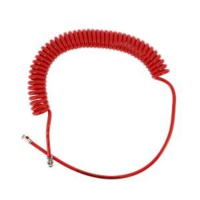 Tuyau spiralé 8M Ø5x8MM avec embouts pivotants mâles 1/4''