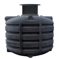 Fosse septique ronde économique de 3300 L Fosse septique ronde économique de 3300 L