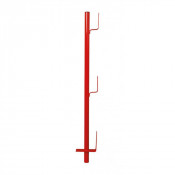 Garde corps de réservation Ø 40 mm peint ou acier galvanisé, planche ou bloqueur