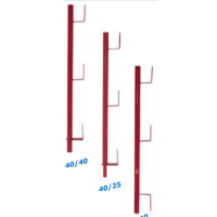 Potelet Enfichable 40/25 – Fixation Murale ou Sol – DACAMÉ