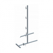 Garde-corps fixation bas de toit réglable spécial – 70 cm – Dimos