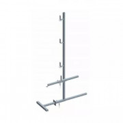 Garde-corps fixation bas de toit réglable spécial – 70 cm – Dimos