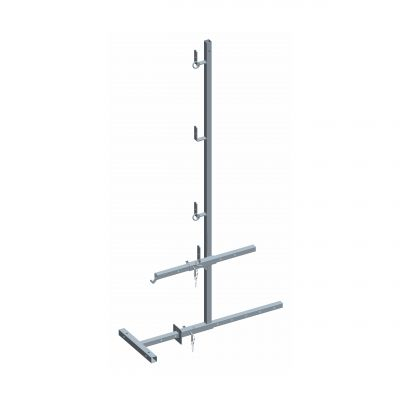 Garde-corps fixation bas de toit réglable spécial – 70 cm – Dimos