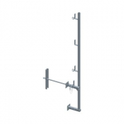Garde-corps universel avec traversée pour mur de 25 – Dimos