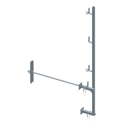 Garde-corps universel avec traversée pour mur de 75 – 75 cm – Dimos