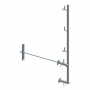 Garde-corps universel avec traversée pour mur de 75 – 75 cm – Dimos
