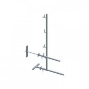 Garde-corps universel fixation réglable traversée – 25 cm – Dimos