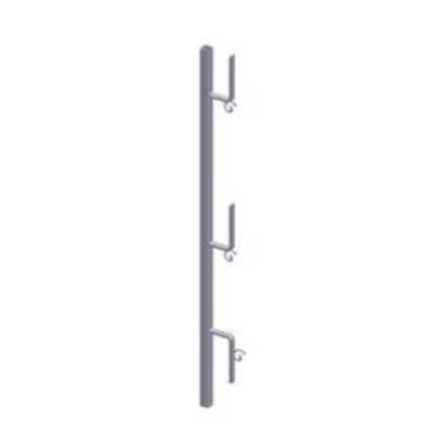 Potelet porte filet 1 m carré 30 mm x 30 mm x 1,20 – Dimos