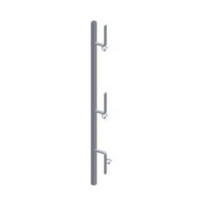 Potelet porte filet 1 m carré 30 mm x 30 mm x 1,20 – Dimos