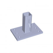 Support I pour potelet carré 30 mm x 30 mm – Dimos