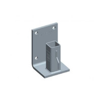 Support L pour potelet carré 30 mm x 30 mm – Dimos