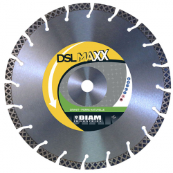 Disque diamant DSLMAXX adapté aux pierres naturelles