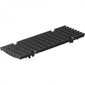 Grille à barres longitudinales en fonte ductile, pour caniveau de drainage TEC LN200