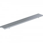 Grille perforée acier galvanisé ou inox pour caniveau de drainage TEC LN200