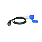 Adaptateur France Schuko – 16A 230V – IP44 – Usage Extérieur Sécurisé