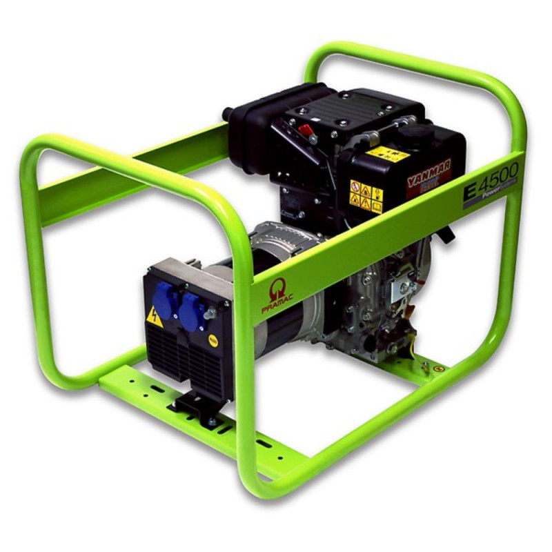 Groupe électrogène portable Diesel léger, compact et efficace E4500