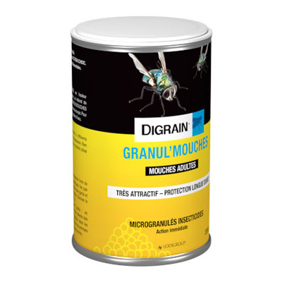 Digrain insecticide granu'l mouches en granulé - effet choc