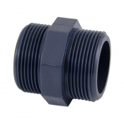Mamelon PVC fileté 2" mâle - mâle